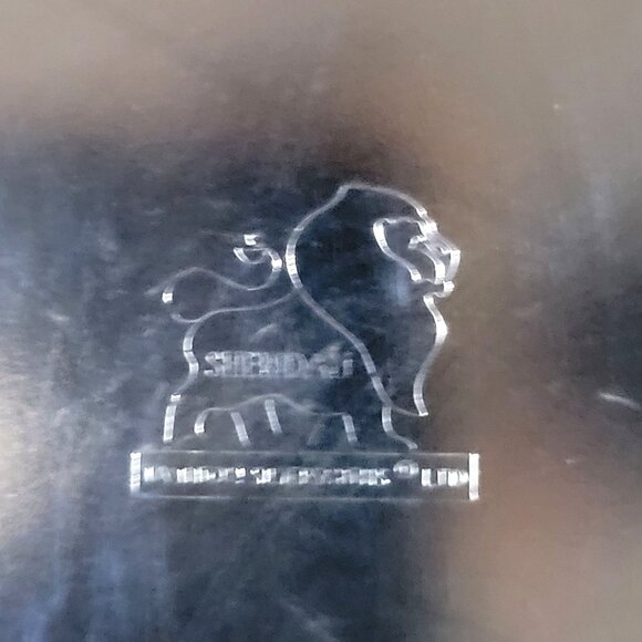 Large Vtg Sheridan Silverplate Champagne Wine Bottle Coaster with Cork Liner - Picture 5 of 5